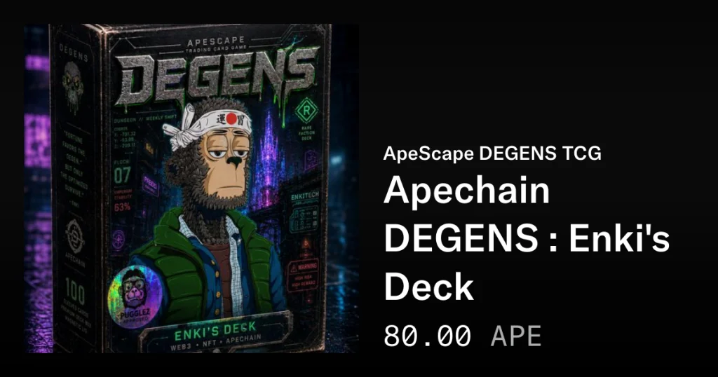 OpenSea image for Apechain DEGENS Enki's Deck 5